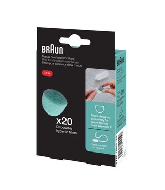 Braun Braun - Manual Nasal Aspirator 20 Replacement Filters