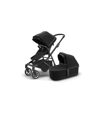 Thule Thule - Sleek Midnight Black on Black incl. bassinet