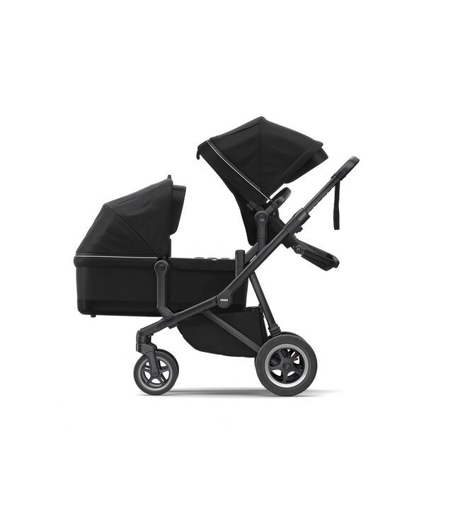 Thule Thule - Sleek Midnight Black on Black incl. bassinet