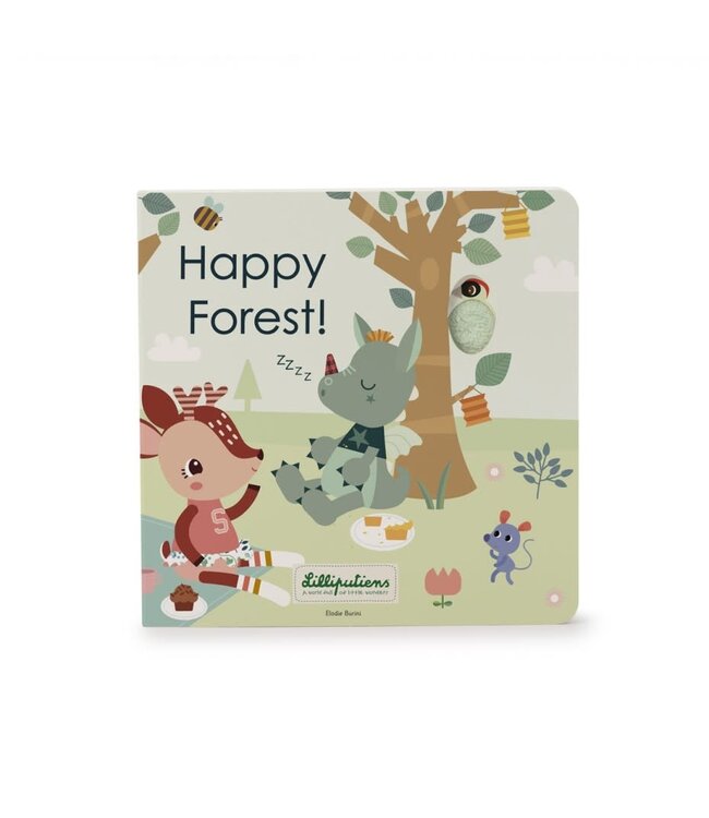 Lilliputiens Lilliputiens - Happy Forest Voelboek Met Geluiden