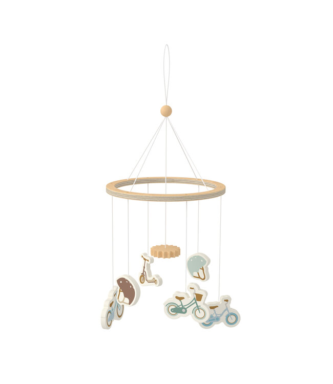 CamCam CamCam - Wooden Cot Mobile - FSC 100% - Bicycles