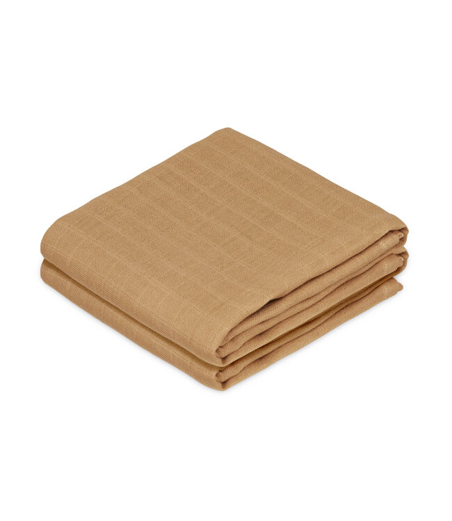 CamCam CamCam - Muslin Cloth, 2-pack - GOTS - Honey