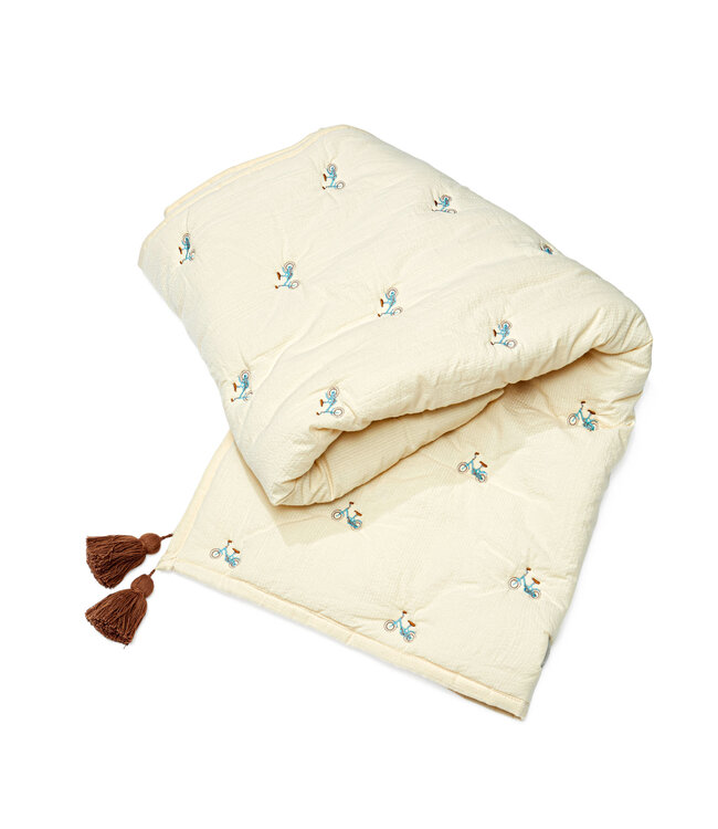 CamCam CamCam - Kids Embroidered Blanket - OCS - Bicycles