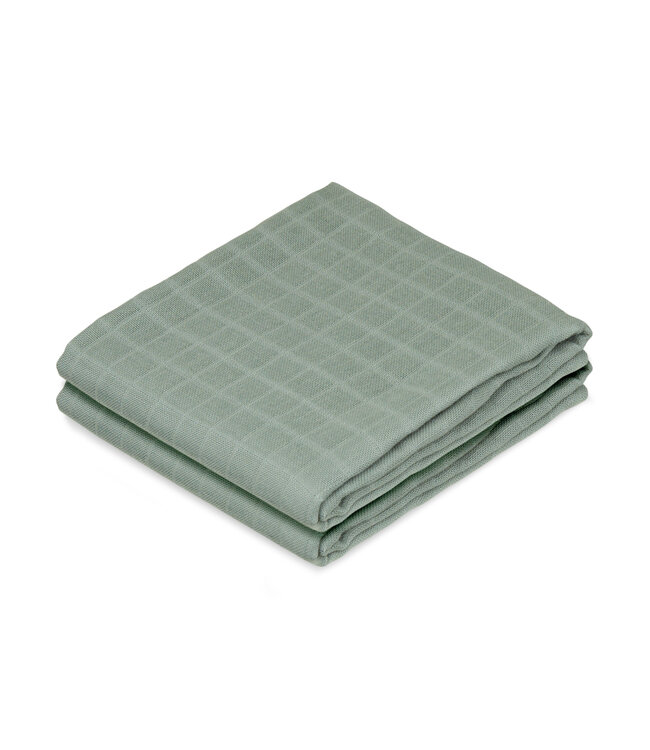 CamCam CamCam - Muslin Cloth, 2-pack - GOTS - Ivy Green