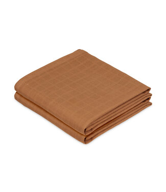 CamCam CamCam - Muslin Cloth, 2-pack - GOTS - Amber