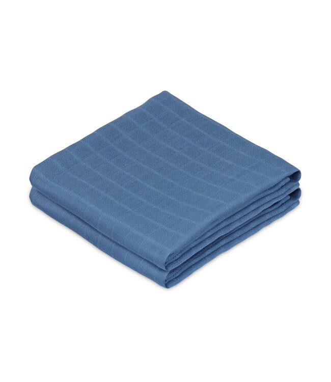 CamCam CamCam - Muslin Cloth, 2-pack - GOTS - Deep Blue