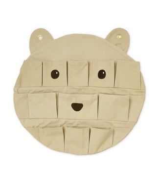 CamCam CamCam - Hanging Organizer - Bear - GOTS - Latte