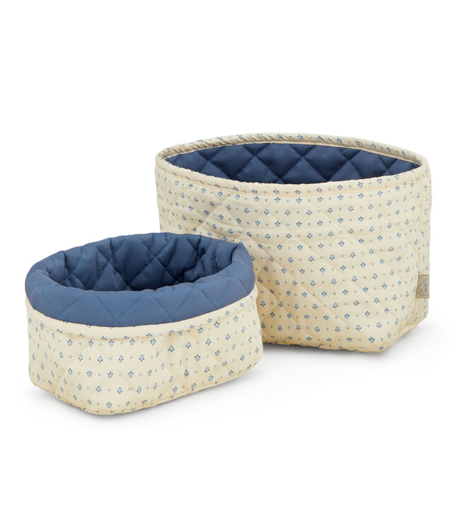 CamCam CamCam - Quilted Storage Basket, Set of Two - OCS - Capri