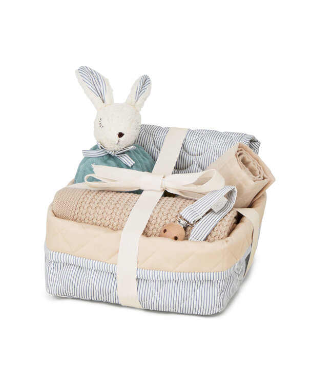 CamCam CamCam - Baby Shower Hamper - Classic Stripes Blue