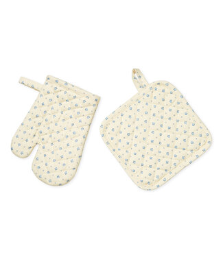 CamCam CamCam - Kids Oven Glove and Pot Holder Play set - GOTS - Capri