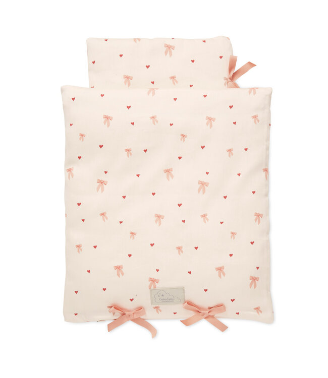 CamCam CamCam - Doll's Bedding - GOTS - Bows