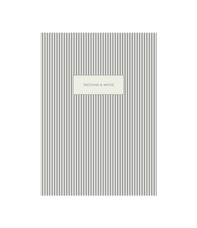 CamCam CamCam - Notebook, A5 - Classic Stripes Blue
