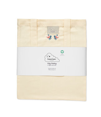 CamCam CamCam - Embroidered Bedding, Baby, 70x100cm - GOTS - Berries