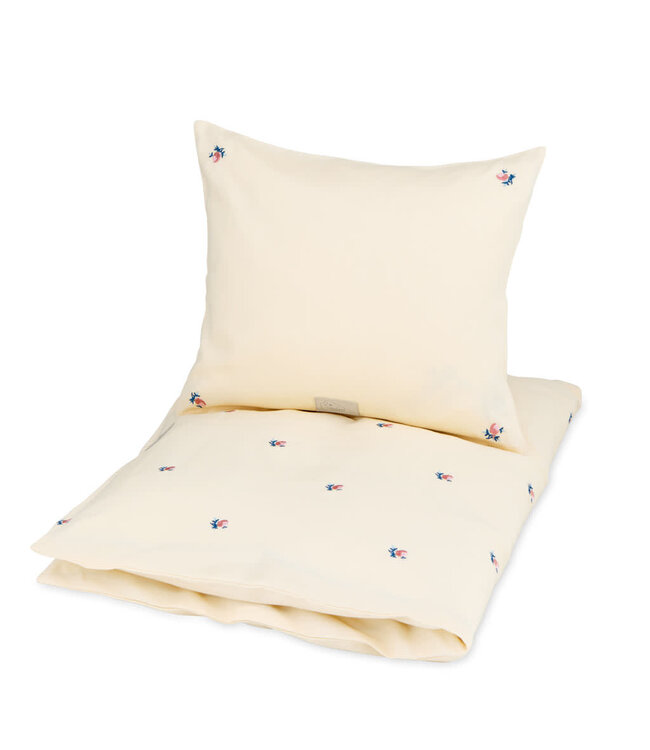 CamCam CamCam - Embroidered Bedding, Baby, 70x100cm - GOTS - Berries