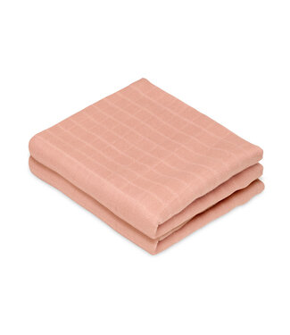 CamCam CamCam - Muslin Cloth, 2-pack - GOTS - Blush