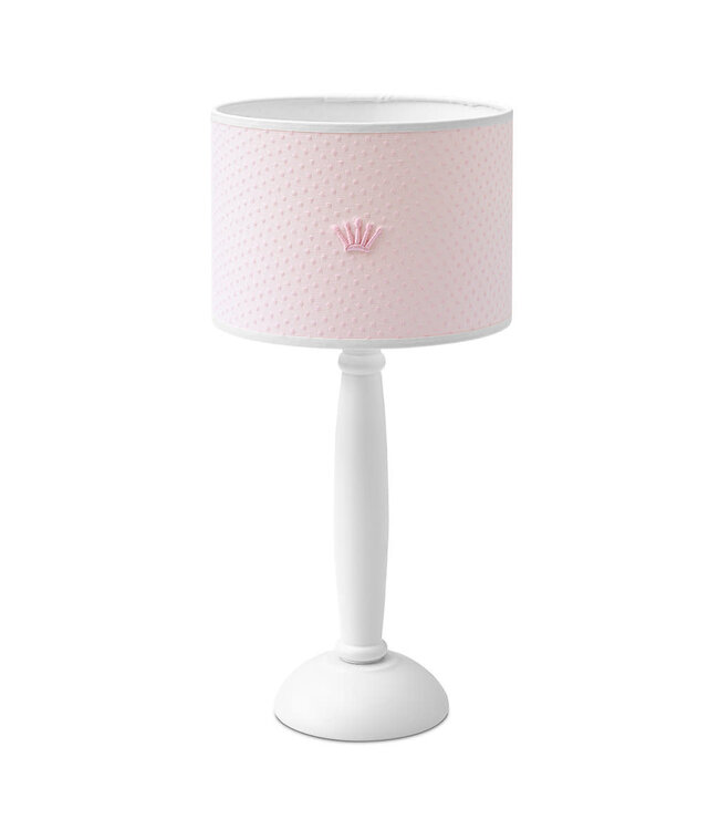 First First - table lampshade BRISTOL CRYSTAL PINK - blushpink
