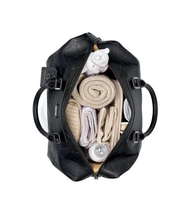 First First - diaper bag duffle bag RAFAELLA FIRST®Signature collection - black