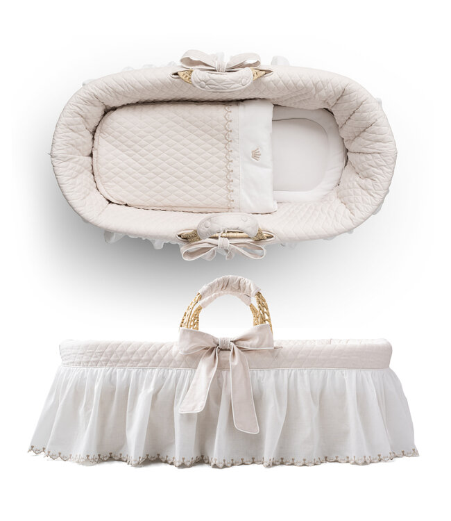 First First - mozes basket   ELLA SILENT SANDS - beige