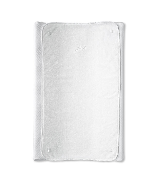 First First - changing pad cover & towel ALIX HOPEFULL WHITE - white