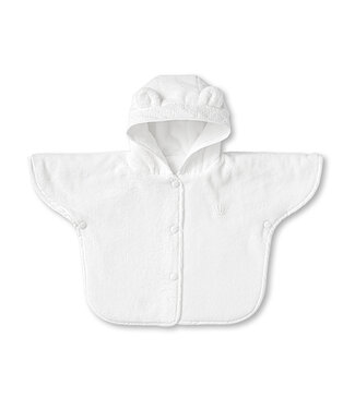 First First - bath cape poncho ALIKA HOPEFULL WHITE - white