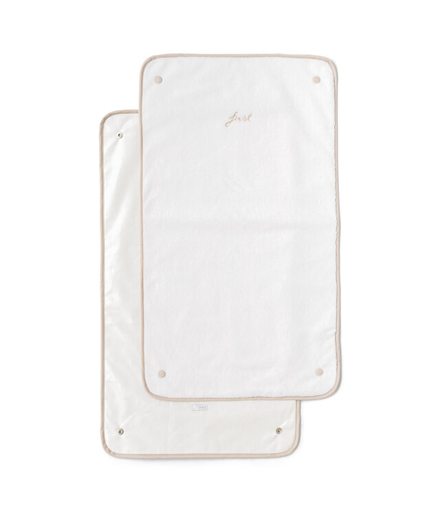 First First - changing pad extra towels ALIXIS SILENT SANDS - white-beige