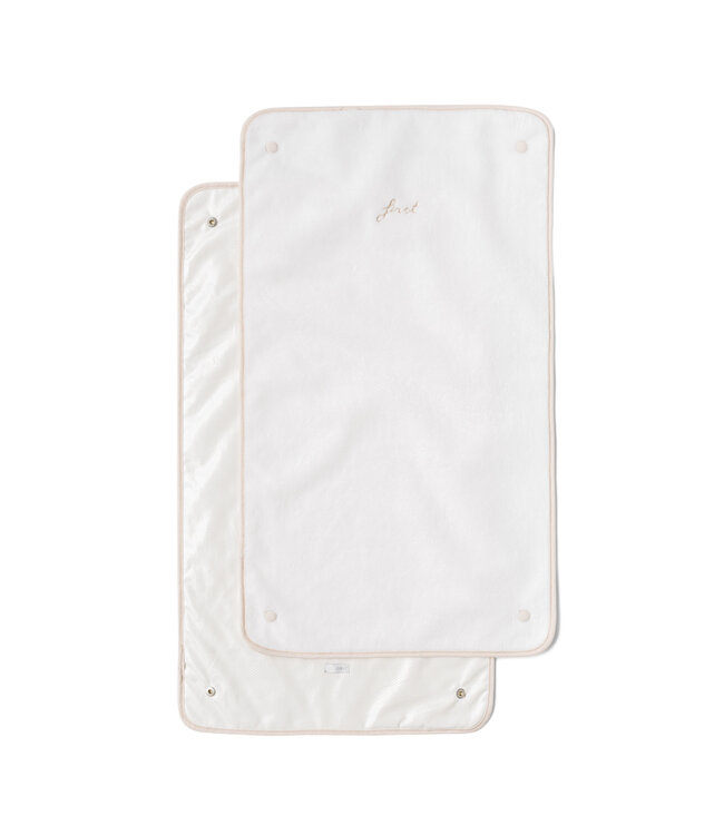 First First - changing pad extra towels ALIXIS SILENT SANDS - white-beige