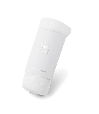 First First - towel   coccon - white - 70cm