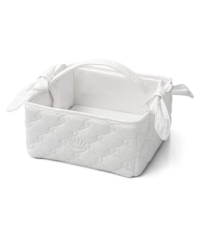 First First - care basket   DAPHNE HOPEFULL WHITE - white