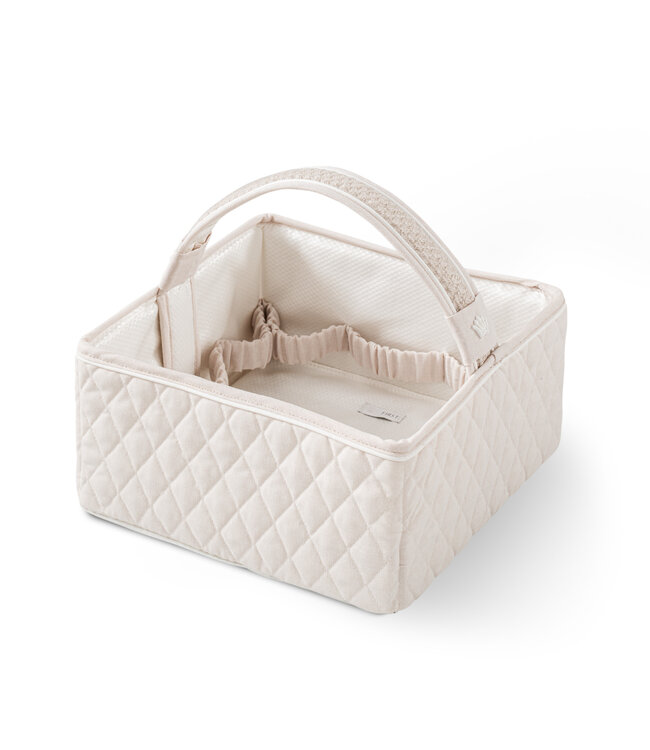 First First - care basket   DAMIAN SILENT SANDS - beige