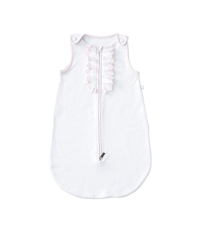 First First - sleeping bag   CATO CRYSTAL PINK - white-blushpink 0/3M