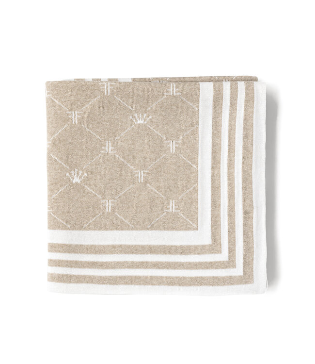 First First - blanket knitwear LUCA FIRST®Signature collection - white-beige