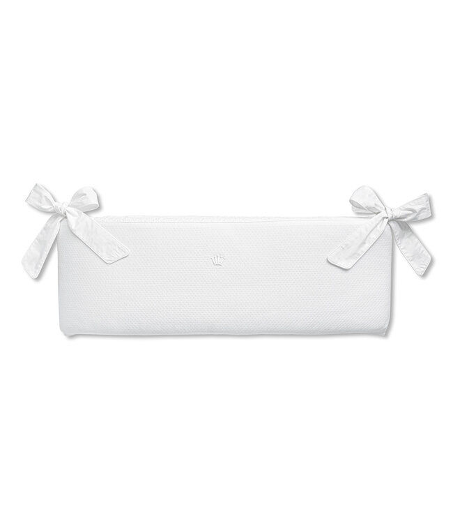 First First - bumper for cot RAQUEL HOPEFULL WHITE - white