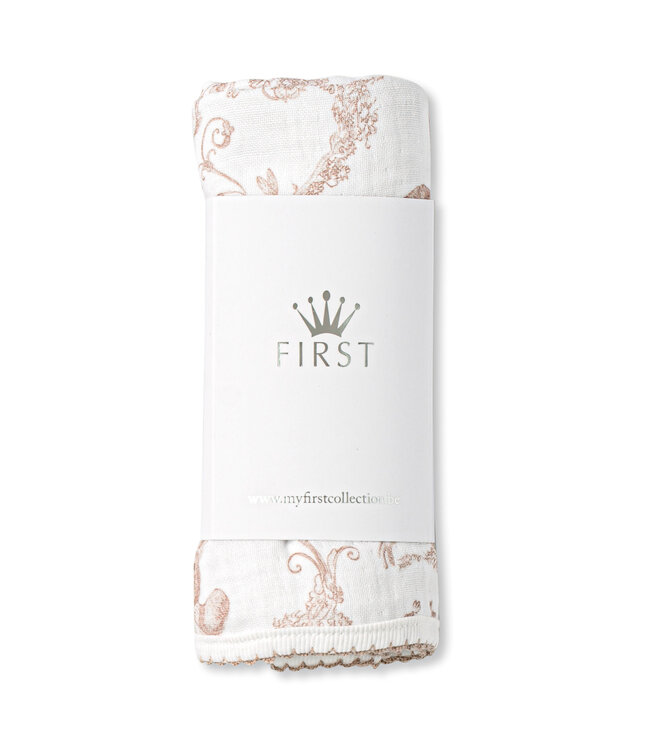 First First - tetra cloth     ETHNIC WHITE - white-beige