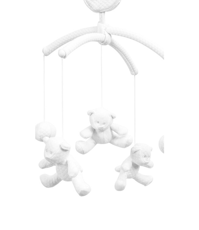 First First - musical mobile OSCAR ETHNIC WHITE - white