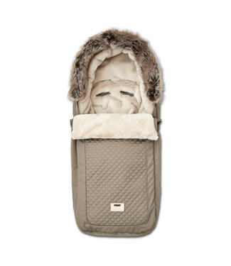 First First - footmuff for baby car NOLAN SIGNATURE EDITION - taupe