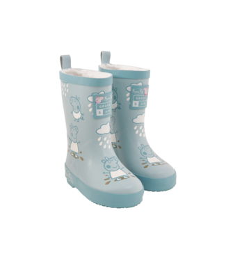 Grass & Air Grass & Air -  Peppa Pig Colour-revealing Winter Wellies -  Peppermint Blue