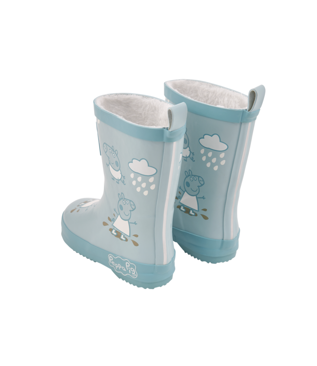 Grass & Air Grass & Air -  Peppa Pig Colour-revealing Winter Wellies -  Peppermint Blue
