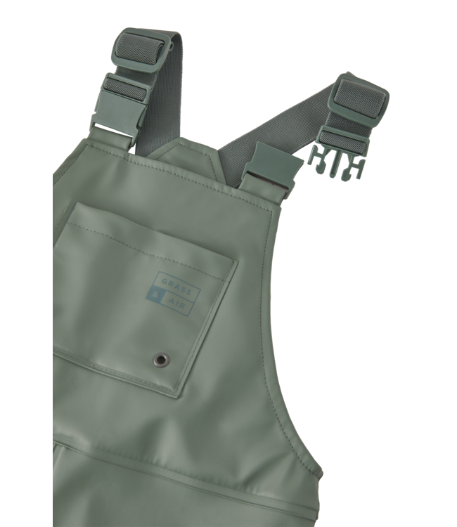 Grass & Air Grass & Air -  Rainster Dungaree -  Khaki