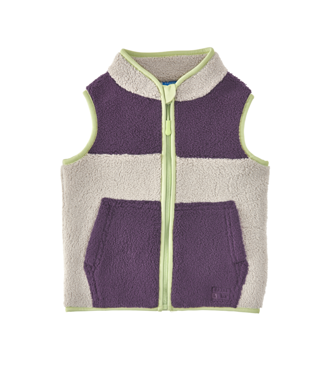 Grass & Air Grass & Air -  Borg Gilet - Amethyst/ Grey