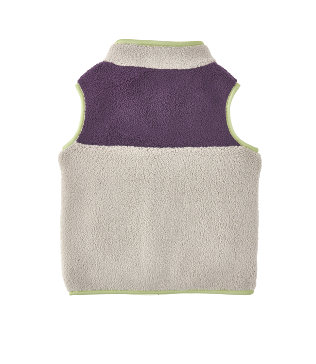 Grass & Air Grass & Air -  Borg Gilet - Amethyst/ Grey