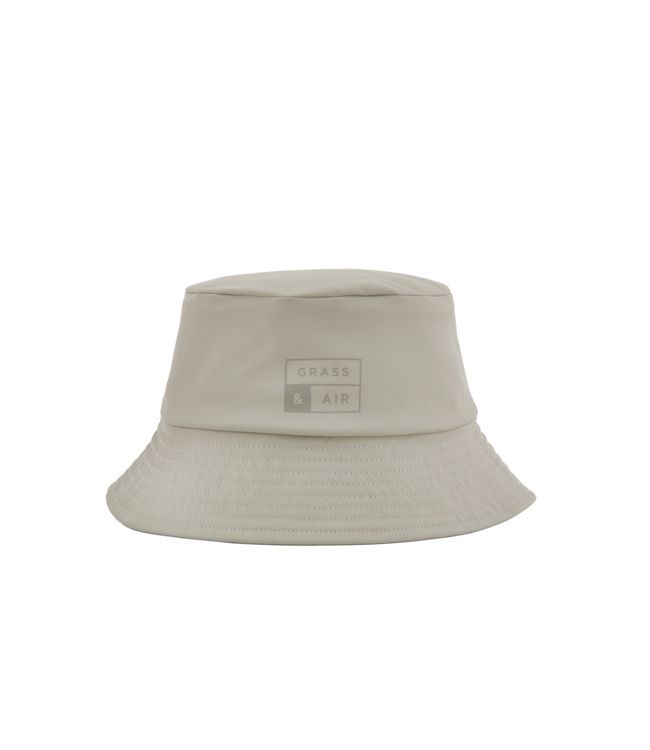 Grass & Air Grass & Air -  PU Bucket Hat -  Geothermal Grey