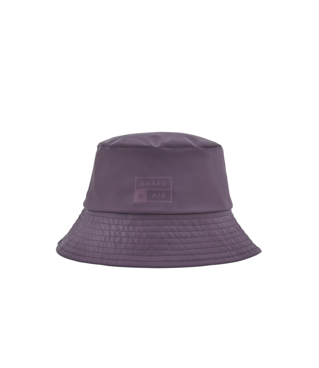 Grass & Air Grass & Air -  PU Bucket Hat -  Icelandic Amethyst