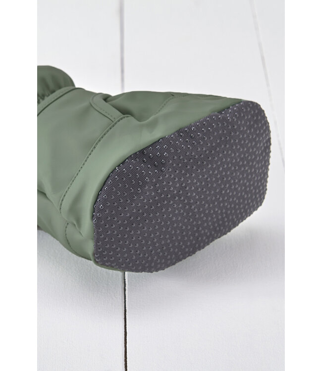 Grass & Air Grass & Air -   PU Waterproof Bootie - Khaki