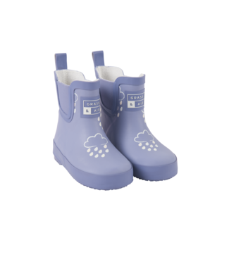 Grass & Air Grass & Air -  Shorty Colour-revealing Wellies - Lavender