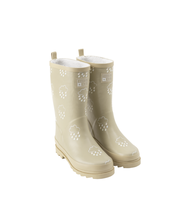 Grass & Air Grass & Air -  Adult Colour-revealing Wellies - Stone