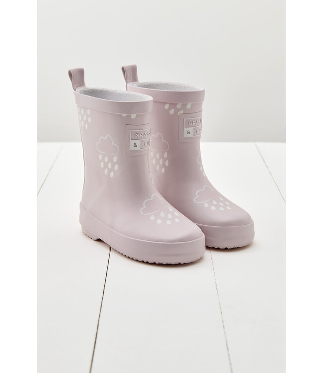Grass & Air Grass & Air -  Infant Colour-revealing Wellies - Baby Pink