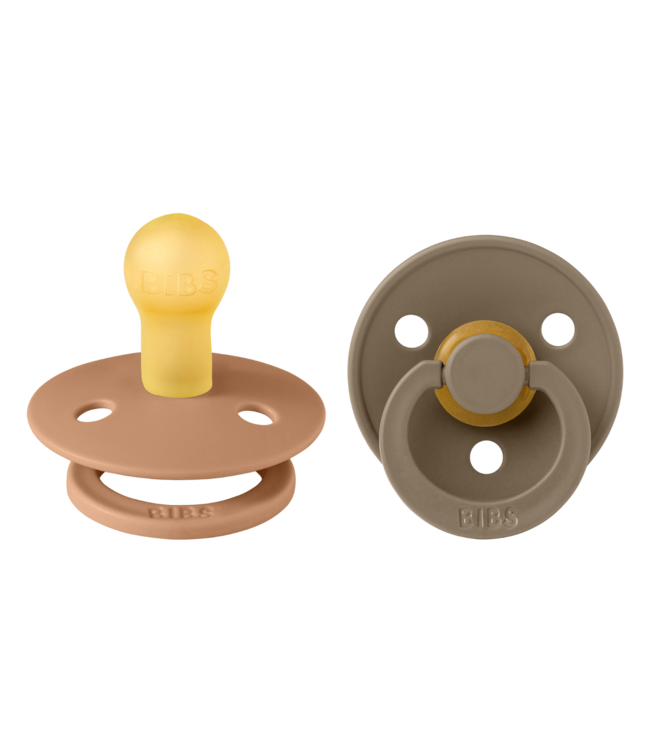 Bibs Bibs - Fopspeen Natuurrubber - Blister Earth/ Dark Oak - T1