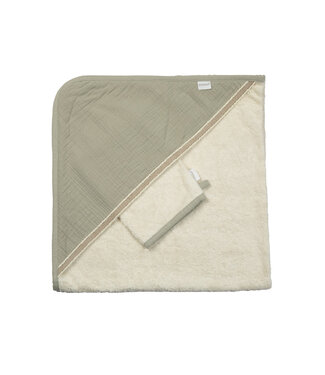 Pericles Pericles - Badcape+Washand  Avocado