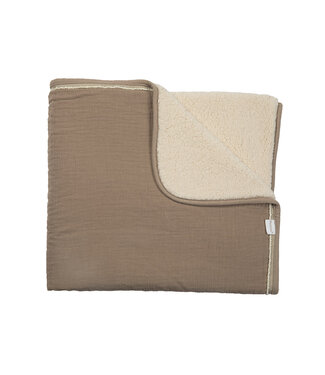 Pericles Pericles - Deken Wieg  Chocolate/Creme 75X100Cm