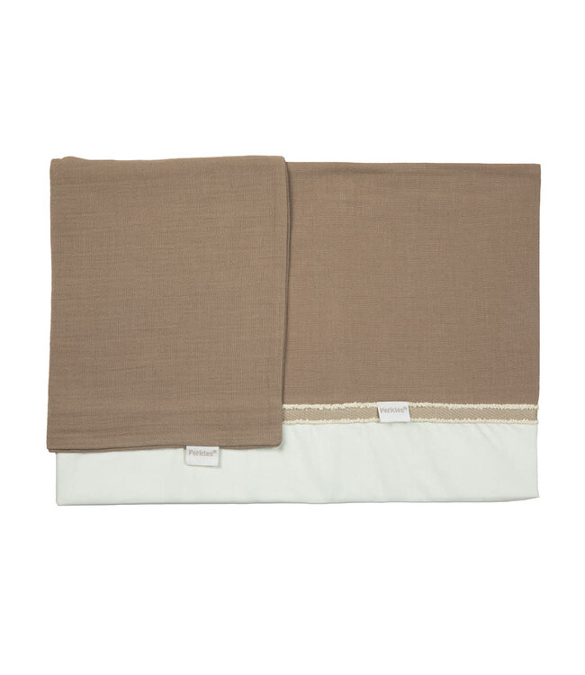 Pericles Pericles - Laken+Sloop Wieg Chocolate